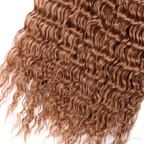Synthetic Braiding Hair long length sharopul 32inch deep curly crochet